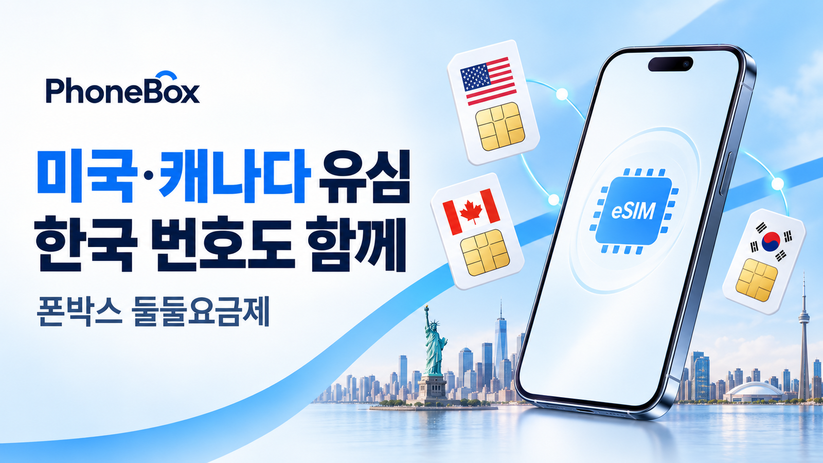 미국·캐나다 유심, 한국 번호는 어떻게 유지할까? 요금제·가격 비교